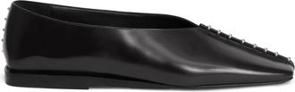 Jil Sander Ballerine con borchie - Nero