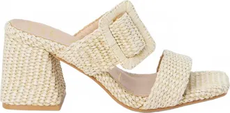 Matisse Footwear Womens Lucy Raffia Sandal In Beige