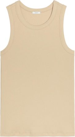 Joseph Yeux Ribbed Stretch-cotton Tank - Beige - S (UK8-10 / S)