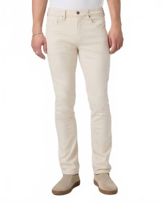 Paige Transcend Federal Slim Straight Jean In Sea Shell