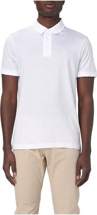Emporio Armani Polo Shirt - Heren - Polos - Wit - S - Katoen - Tops