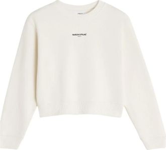 Maison Kitsun&eacute; Paris Comfort Sweatshirt - Heren - Sweatshirts - Beige - XL - Katoen - Hoodies & sweatvesten