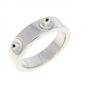 Louis Vuitton White Gold (18K) Band Ring (Pre-Owned)