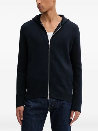 Marc O'Polo zip-up hoodie - Blauw
