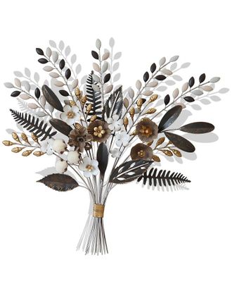 StyleCraft Stylecraft Lilian Metal Flower Bouquet Wall Art