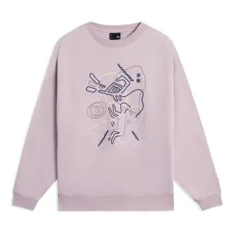 Li-Ning (WMNS) Li-Ning Graphic Sweatshirt Mauve AWDSB66-3