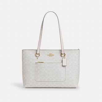Coach Station Tote Bag In Signature Canvas