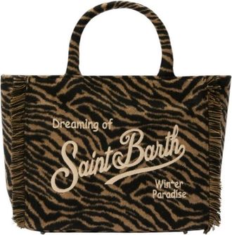 MC2 Saint Barth Colette Tote - Dames - Shoppers - Bruin - ONE Size - Wol - Tassen