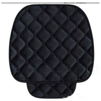 OEM Funda Para Asientos De Coche, 2 Asientos Delanteros, Negro, Funda De Coj&iacute;n De Terciopelo Para Asiento Trasero, Alfombrilla Para Veh&iacute;culo, Protecci&oacute;n P