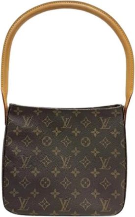 Louis Vuitton Pre-owned Vintage Monogram Shoulder Bag - Dames - Vintage Schoudertas - Bruin - ONE Size - Vintage