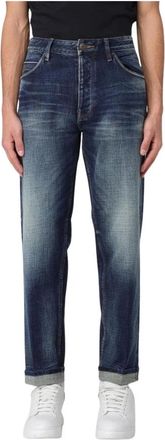 Emporio Armani Straight Fit Jeans, male, Blue, W31, Luxury Denim Jeans