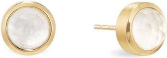 Dean Davidson Signature Mini Stud Earrings in Iridescent Pearl/gold at Nordstrom
