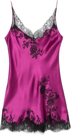 Carine Gilson Abito con dettagli in pizzo - Viola