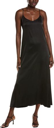 POINT Point Satin Slip Dress