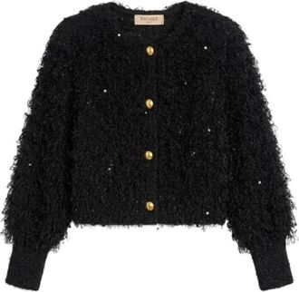 Twinset Twin-set Truien - Dames - Vesten - Zwart - M - Truien & Vesten