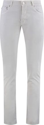 Moorer Pantaloni con 5 tasche - Bianco
