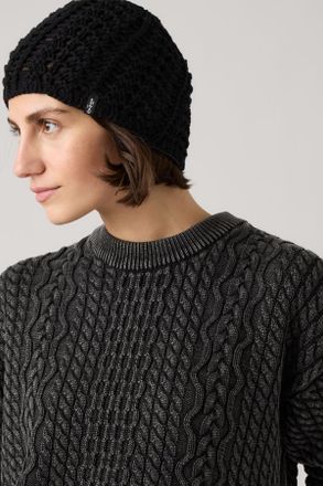 Levi's Gorro de croch&eacute; Chloe - Mujer - One Size - Negro / Caviar