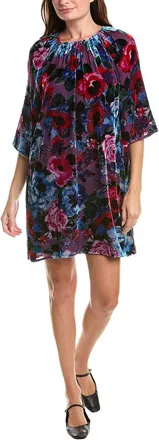 Johnny Was Hollis Silk-Blend Mini Dress