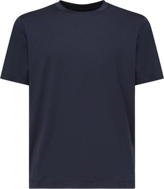 Eleventy Stijlvolle T-shirts en Polos - Heren - T-shirts - Blauw - L - Katoen - Tops