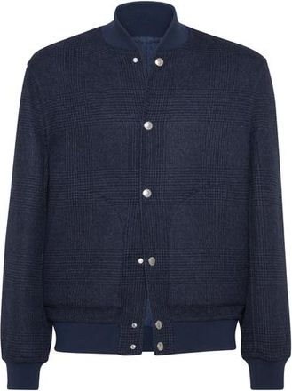 Brunello Cucinelli Reversible bomber jacket in Navy Blue at Nordstrom, Size 52 It