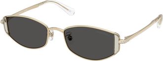 Swarovski SK7035D Asian Fit 401387 Womens Sunglasses Gold Size 53