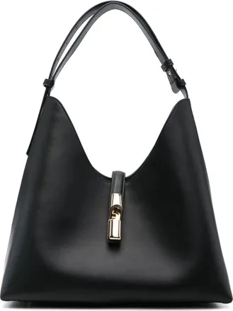 Furla Furla Goccia Sidney Calf Leather Medium Hobo Bag