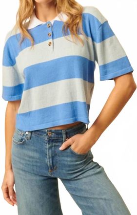 John & Jenn Tarik Top In Blue Belle