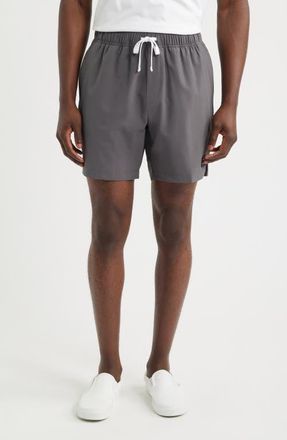 Dark Seas Warwick Stretch Drawstring Shorts in Grey at Nordstrom, Size Medium