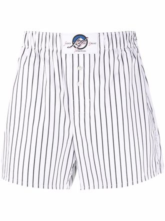 Msgm Boxershorts met logopatch - Wit