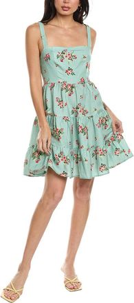 Seraphina Sleeveless Linen-Blend Mini Dress