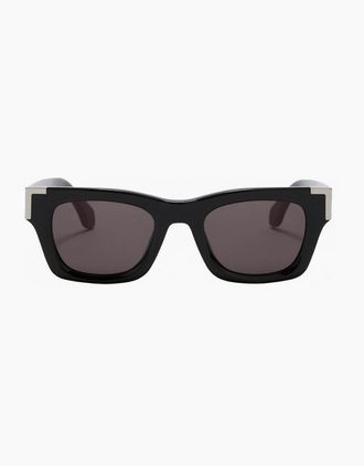 Palm Angels Mens Mens Westport Rectangle Sunglasses - Black Dark Grey - Size: ONE size