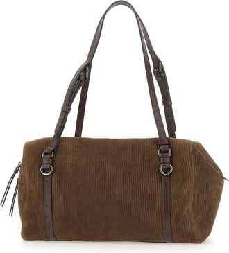 Gianni Chiarini Terry Schoudertas - Dames - Schoudertassen - Bruin - ONE Size - Leer - Tassen