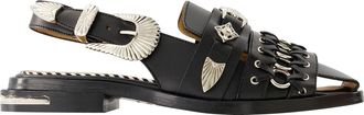 Toga Archives Aj1312 Sandals - Toga Pulla - Leather - Black