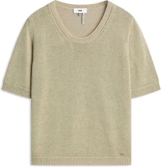 Cinque Cinque, Truien & Vesten, Dames, Beige, S, Ronde hals gebreid