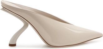 Ferragamo White Pointed-toe Pumps