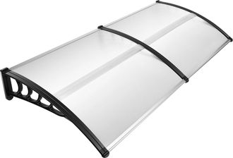 OEM Toldo, Dise&ntilde;o Transparente, Protecci&oacute;n Contra La Intemperie, Negro Transparente