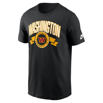 Nike Washington Commanders Rewind Front And Back Hit Essential Nike Mens NFL T-Shirt in Black | N19900A9E-93P