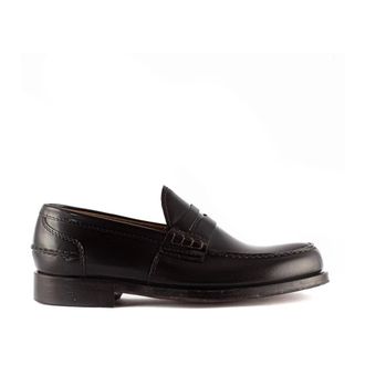 Green George Loafers, male, Brown, Size: 8 1/2 US Penny-Bar Stitching Loafers