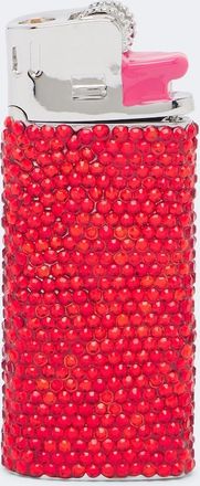 Judith Leiber Clutch Flame Miniature con cristales