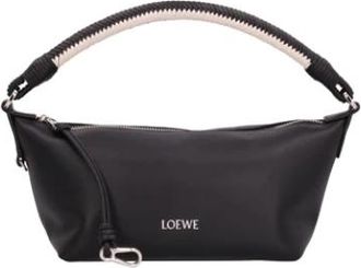 Loewe Cala Mini Tas - Dames - Handtassen - Zwart - ONE Size - Leer - Tassen
