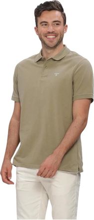 Barbour Heren, Tops, Groen, Maat: L Linnen