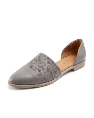 Bueno Womens Bella Flats In Grey