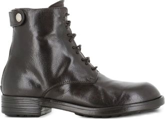 Officine Creative Combat boots met veters - Bruin