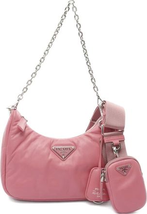 Prada Borsa a spalla Re-Edition 2020 - Rosa
