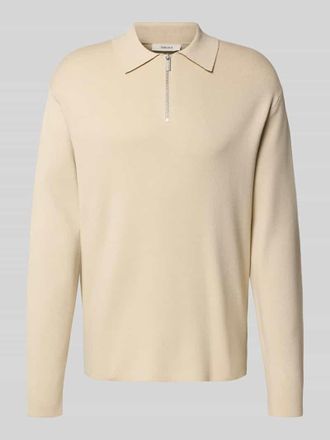 Selected Relaxed Fit Strickpullover aus Viskose-Mix Modell TELLER in Beige, Größe XXL