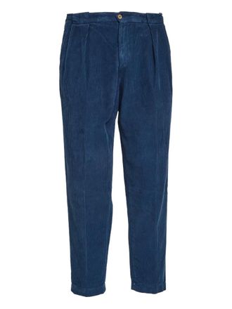 BRIGLIA 1949 Portobello corduroy tailored trousers - Blue