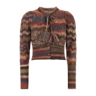 Vivienne Westwood Flora Cardigan - female - Vivienne Westwood - Cardigans - Multicolor - S - Knitwear