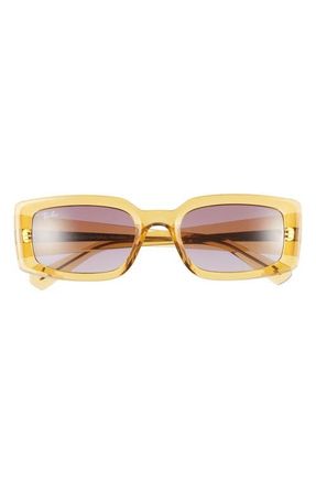 Ray-Ban Kiliane 54mm Gradient Pillow Sunglasses in Yellow at Nordstrom