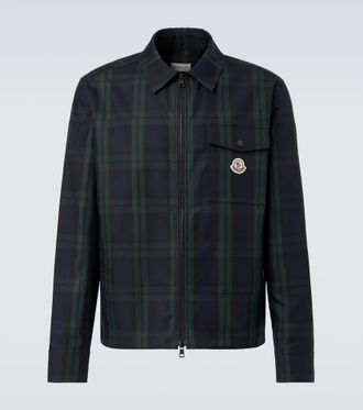 Moncler Checked cotton jacket