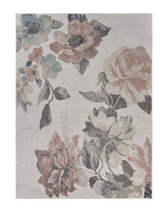 LR Home Lr Home Mia Floral Area Rug